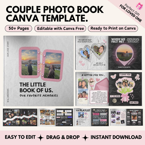 Custom couple photo book