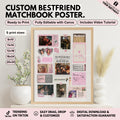 Best friend matchbook poster