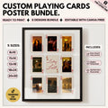 Custom couple playing cards