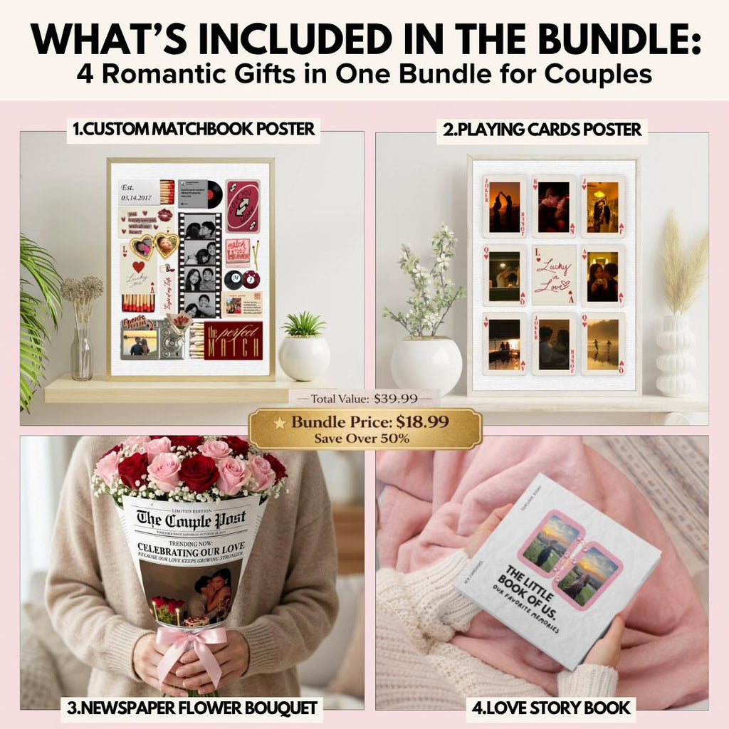 Romantic digital gift set