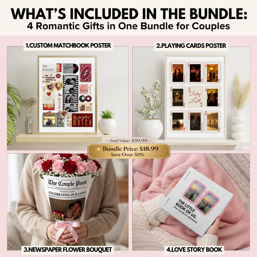 Romantic digital gift set