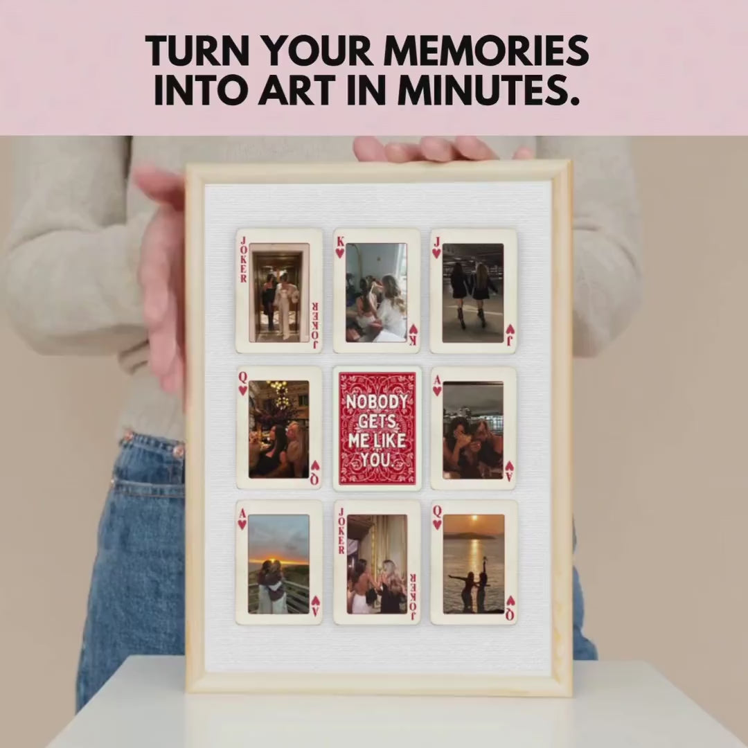 Bestie playing card poster video preview